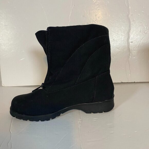 Toe Warmers Black Women’s Waterproof Alyssa Winter Boots Size 7.5 W - Picture 8 of 13